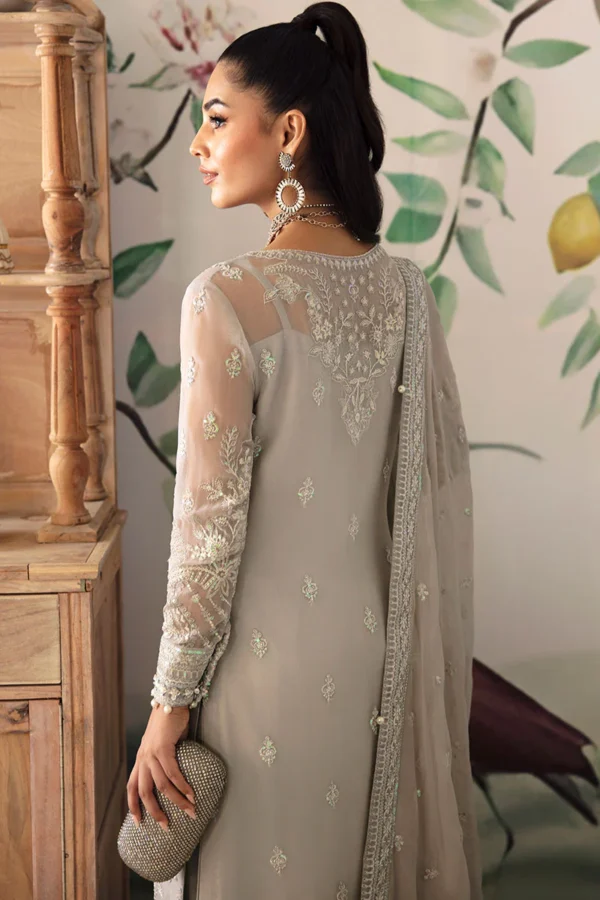 Alternative view of Embroidered Chiffon Salwar Kameez by Gulaal | GL-EC-24V2-08
