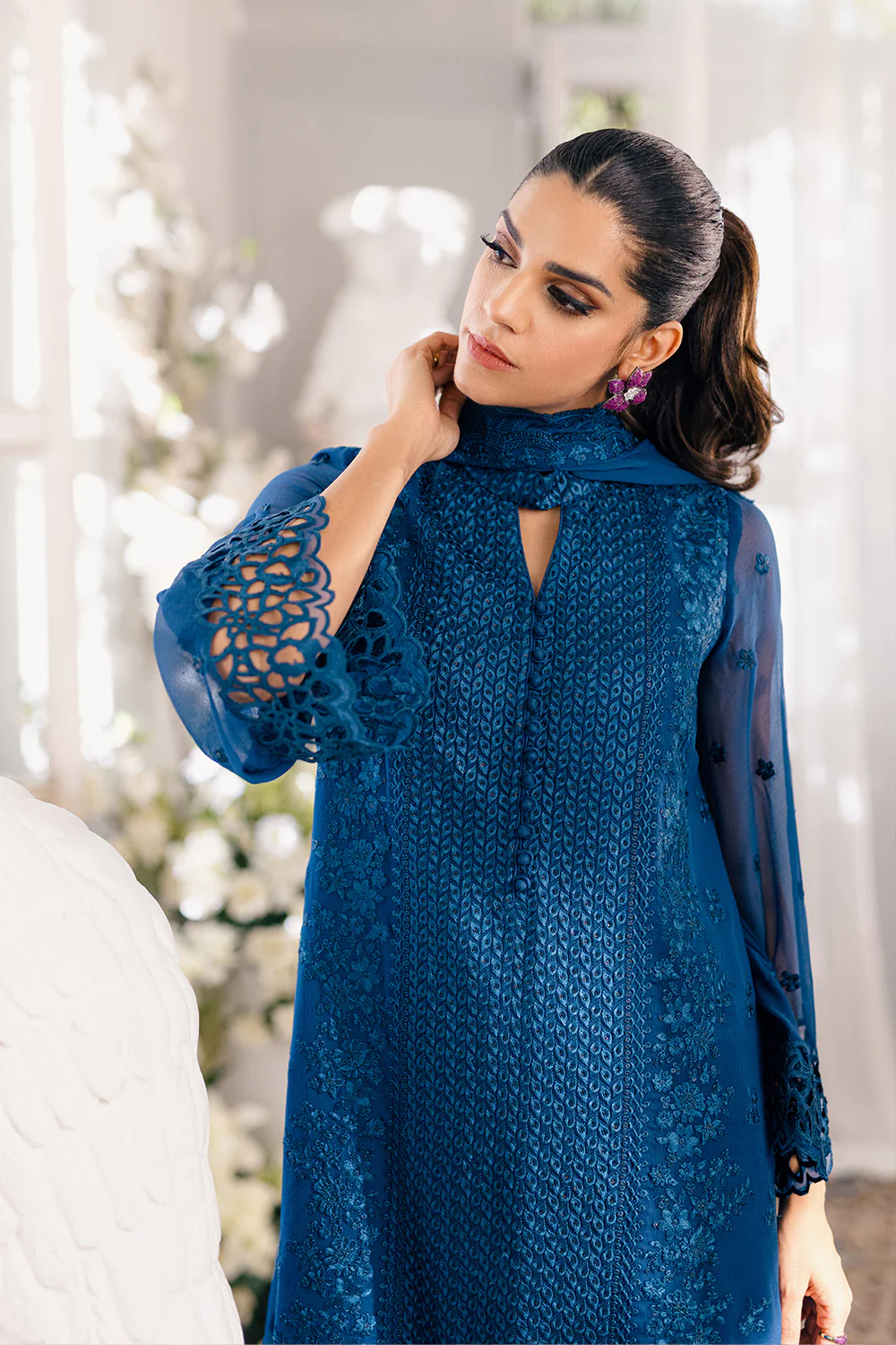 Azure Party Wear Collection 2024 | Galactic Glow - Image 4