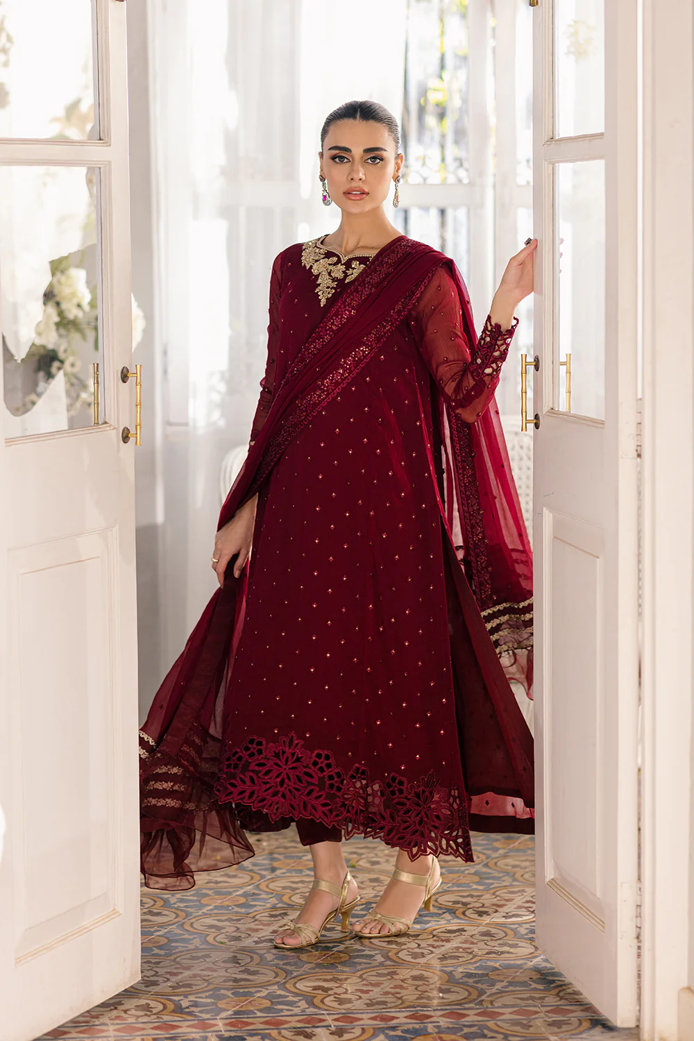 Azure Party Wear Collection 2024 | Garnet Glam