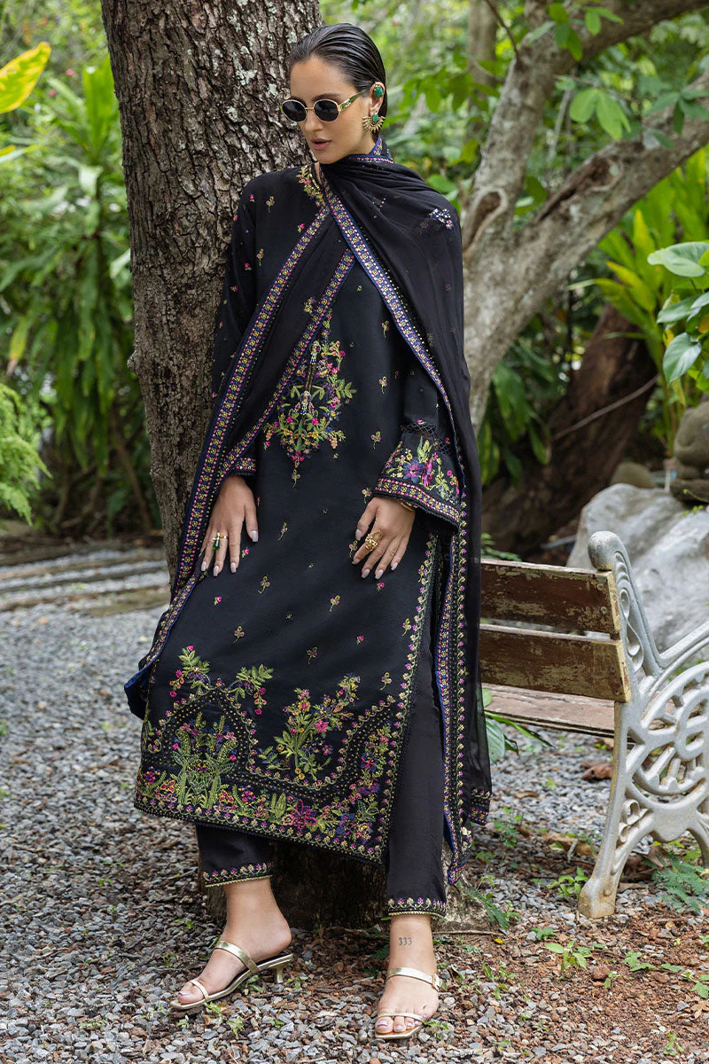 Mushq Nuvera Unstitched Raw Silk || Onyxa - Image 2