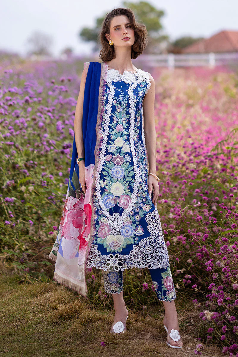Mushq Hemline The Secret Garden Lawn | BLUE MORPHO - Image 4