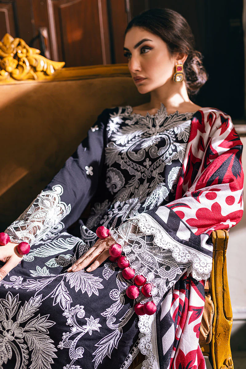 Mushq Hemline Winter Karandi | Midnight Magic - Image 4