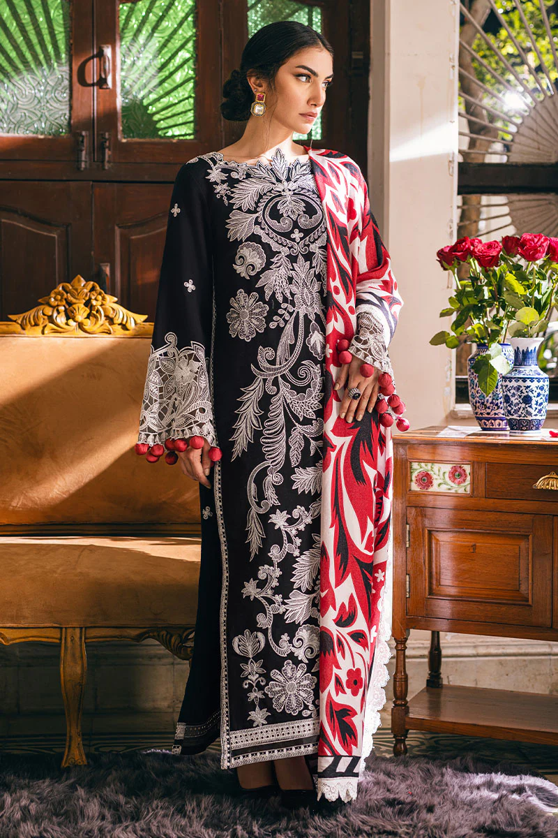 Mushq Hemline Winter Karandi | Midnight Magic - Image 3