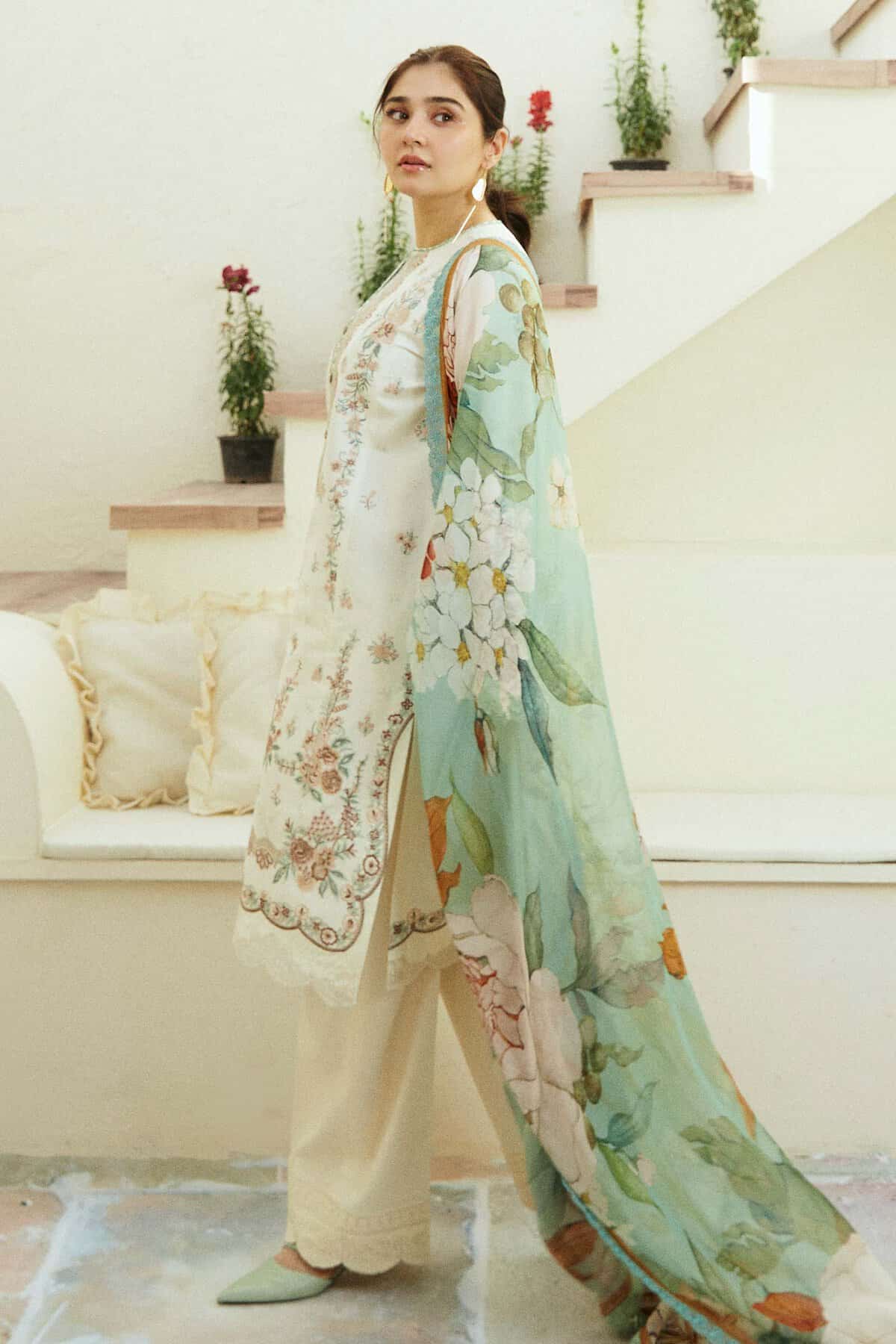 Coco Eid Edition by Zara Shahjahan 2024 | IVORY-D10 - Image 2
