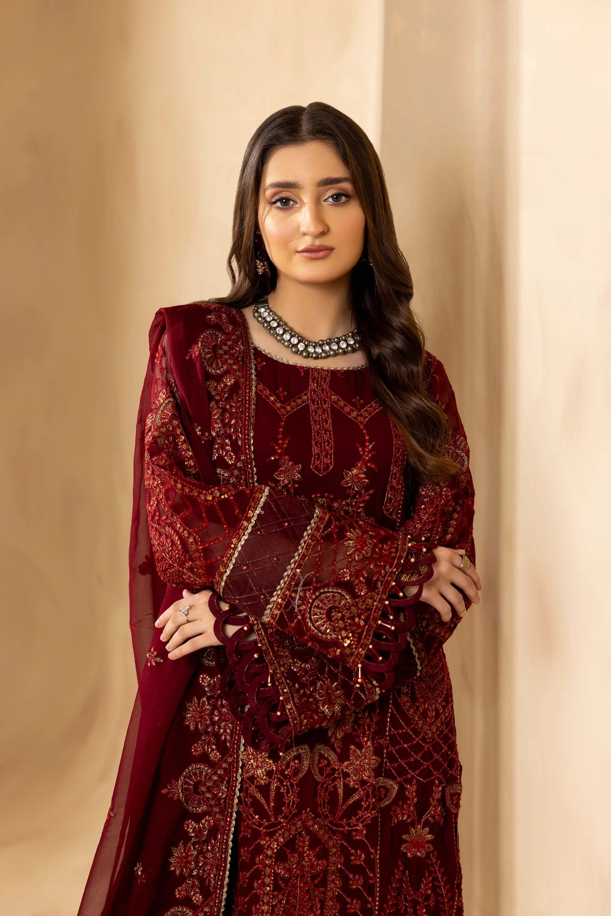 Adan's Libas Chiffon Collection 2024 | D-6206 - Image 3