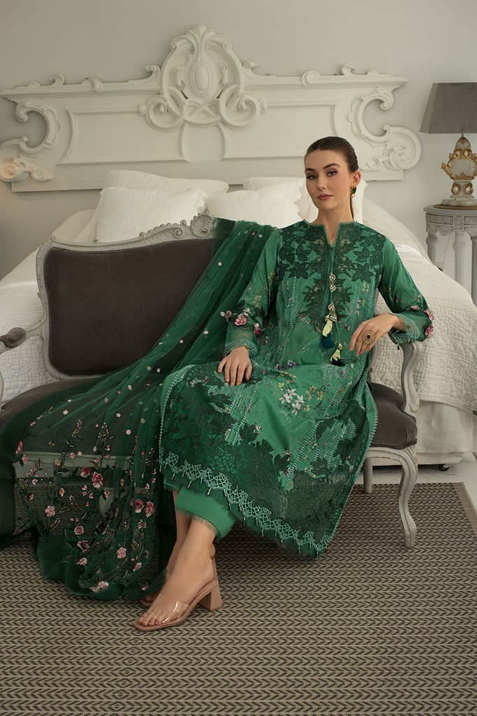 Sobia Nazir Luxury Lawn 2024 | L24-15B - Image 4