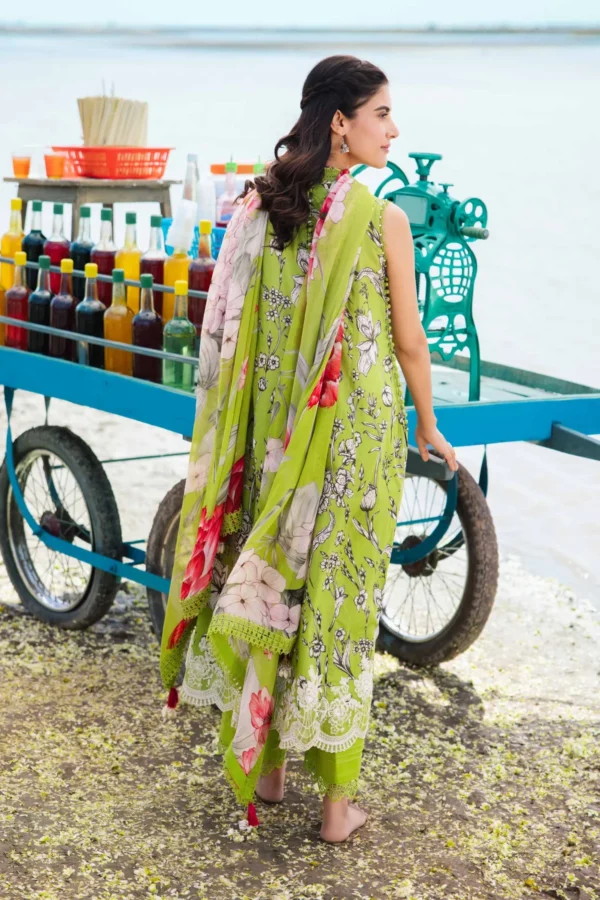 Alternative view of Maria.B M.Basics Embroidered Lawn   | 405-B