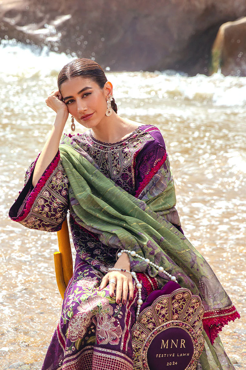 Mohsin Naveed Ranjha Festive Lawn 2024 | GUL-E-LALA - Image 4