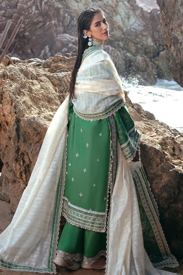 Alternative view of Mohsin Naveed Ranjha Festive Lawn 2024 | ZARIYA