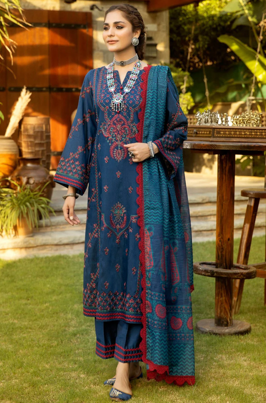 Mohagni MGW-02 Parisa Cotton Silk Collection 2022-(GZ-480) (Copy)
