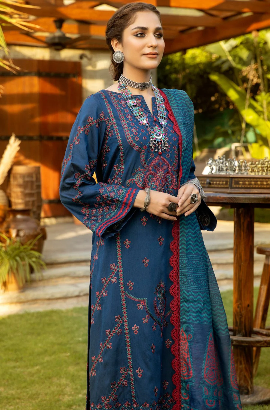 Mohagni MGW-02 Parisa Cotton Silk Collection 2022-(GZ-480) (Copy) - Image 2