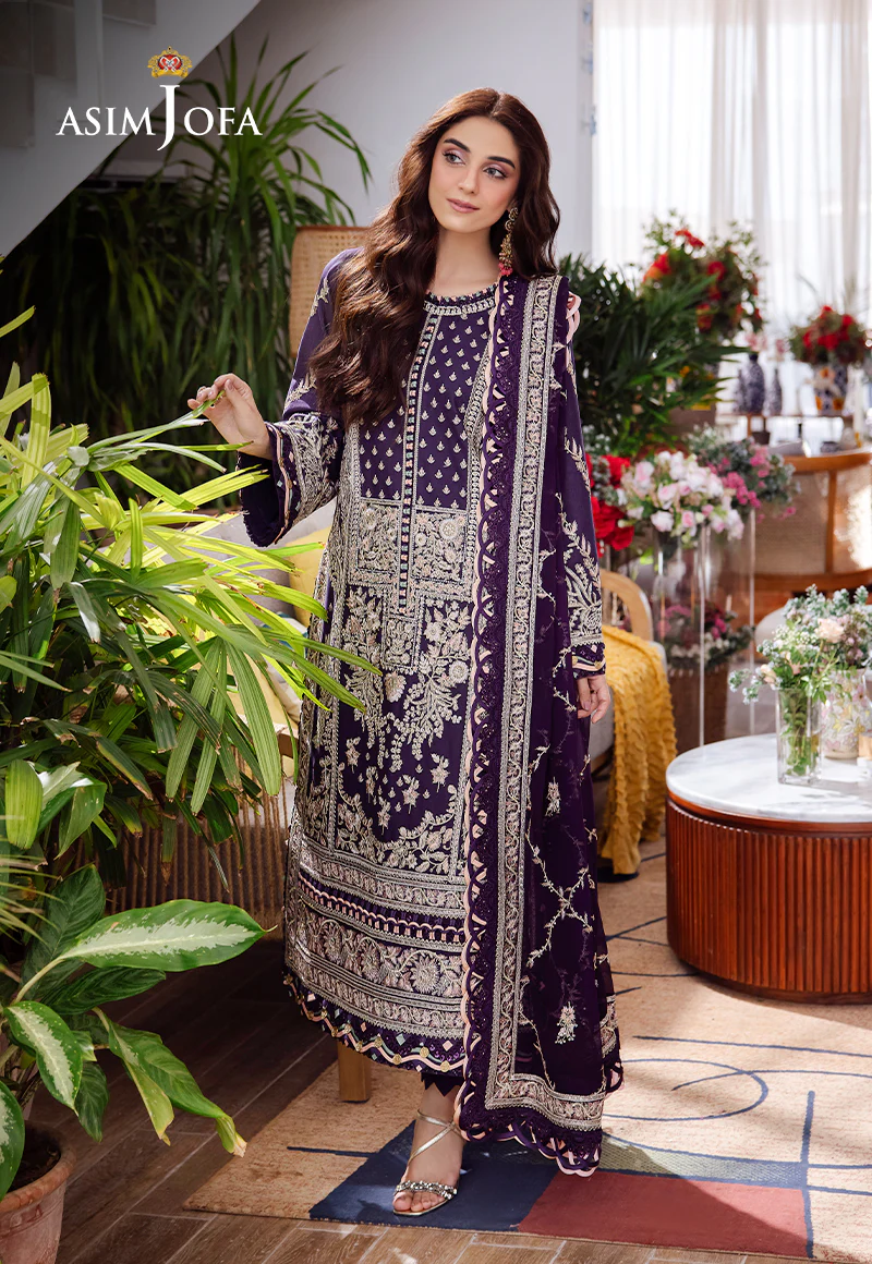 Uraan Lawn by Asim Jofa | AJUR-05 - Image 3