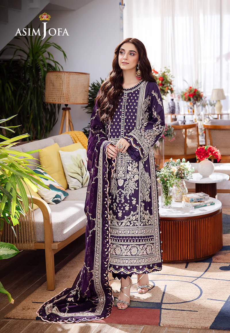 Uraan Lawn by Asim Jofa | AJUR-05 - Image 4