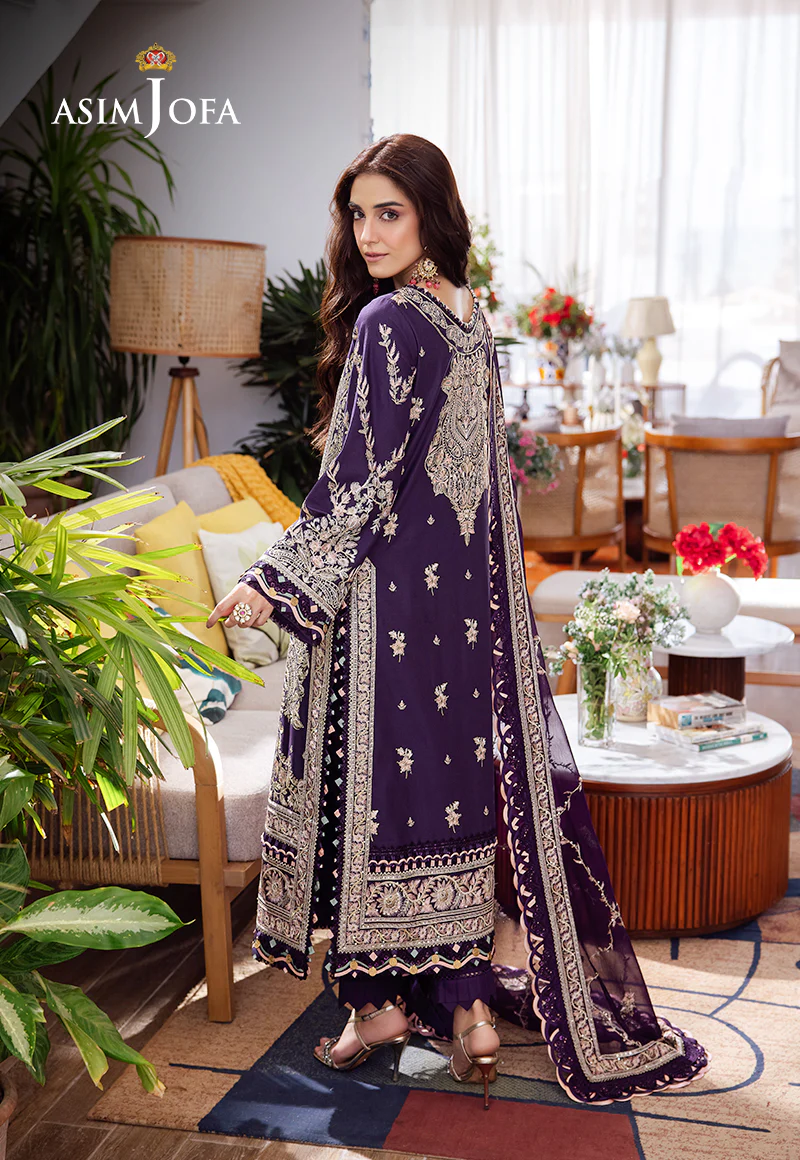 Uraan Lawn by Asim Jofa | AJUR-05 - Image 2