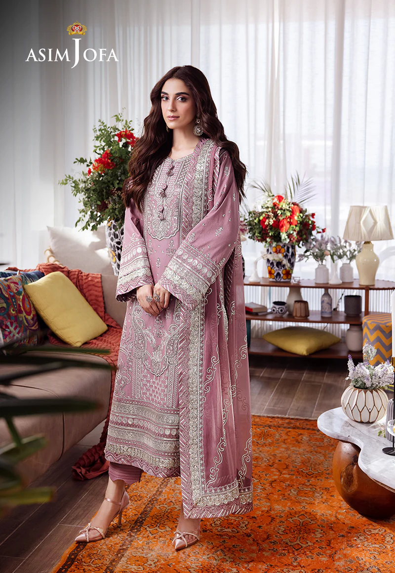 Uraan Lawn by Asim Jofa | AJUR-02 - Image 3