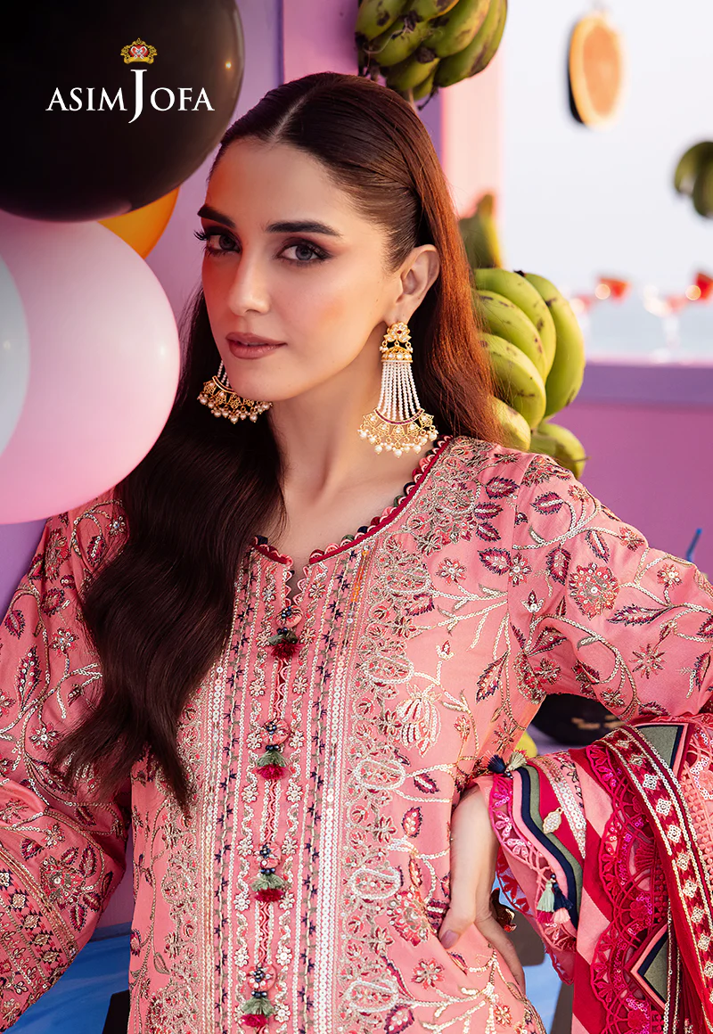 Uraan Lawn by Asim Jofa | AJUR-06 - Image 4