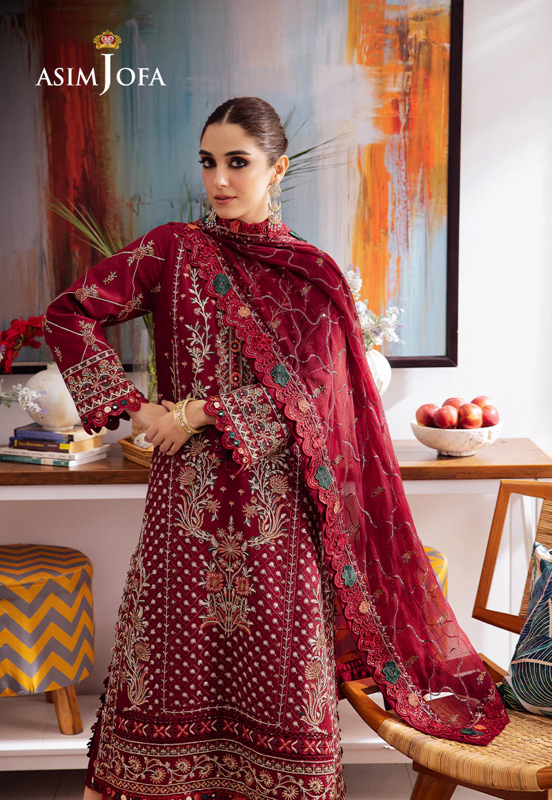 Uraan Lawn by Asim Jofa | AJUR-04 - Image 3