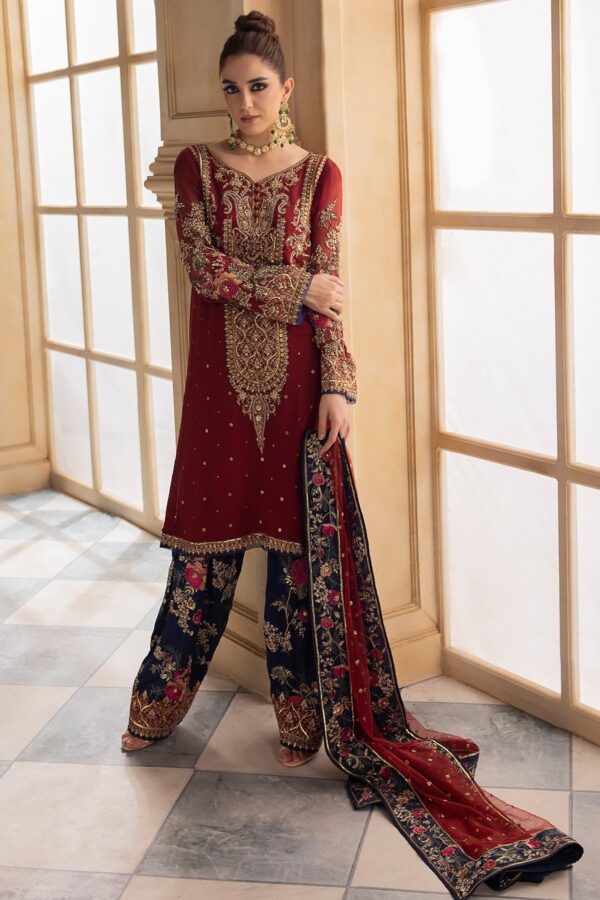 Alternative view of Charizma Dastaan-e-Jashan Luxury Chiffon  | DJW4-02