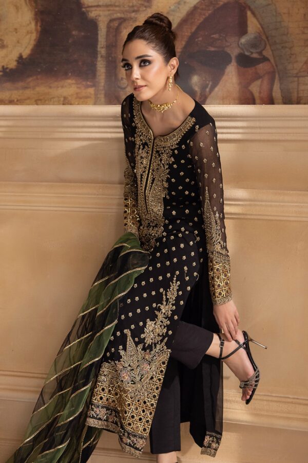 Alternative view of Charizma Dastaan-e-Jashan Luxury Chiffon  | DJW4-06