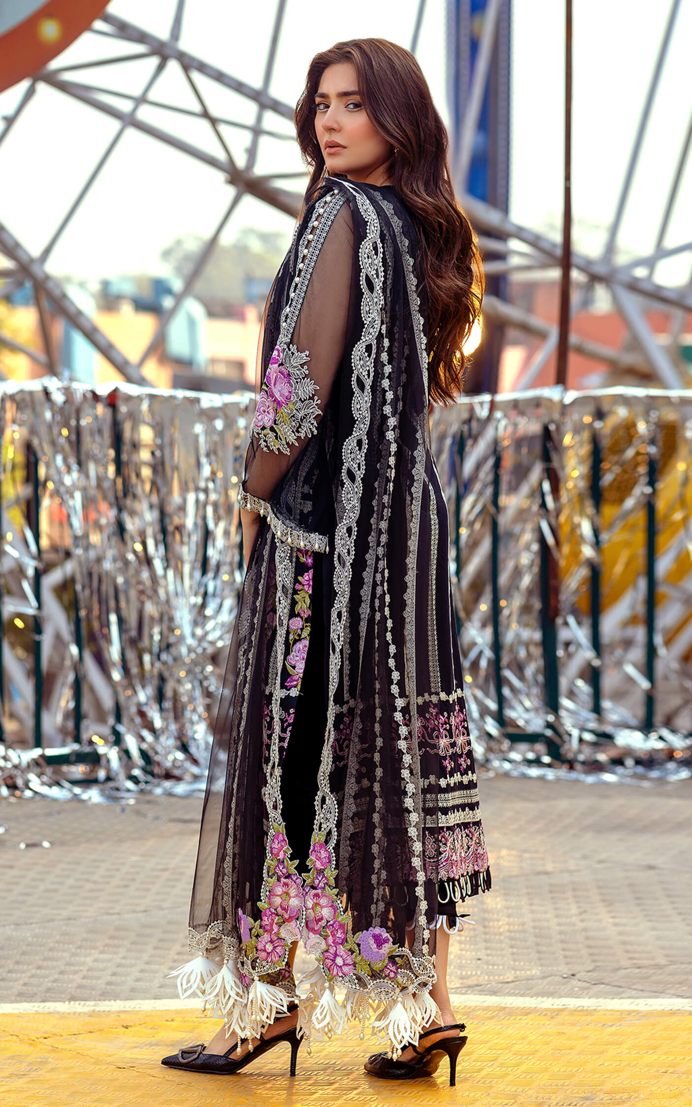 Asifa & Nabeel Lilibet Luxury Lawn | MIA (SL-02) (GZ-183) - Image 2