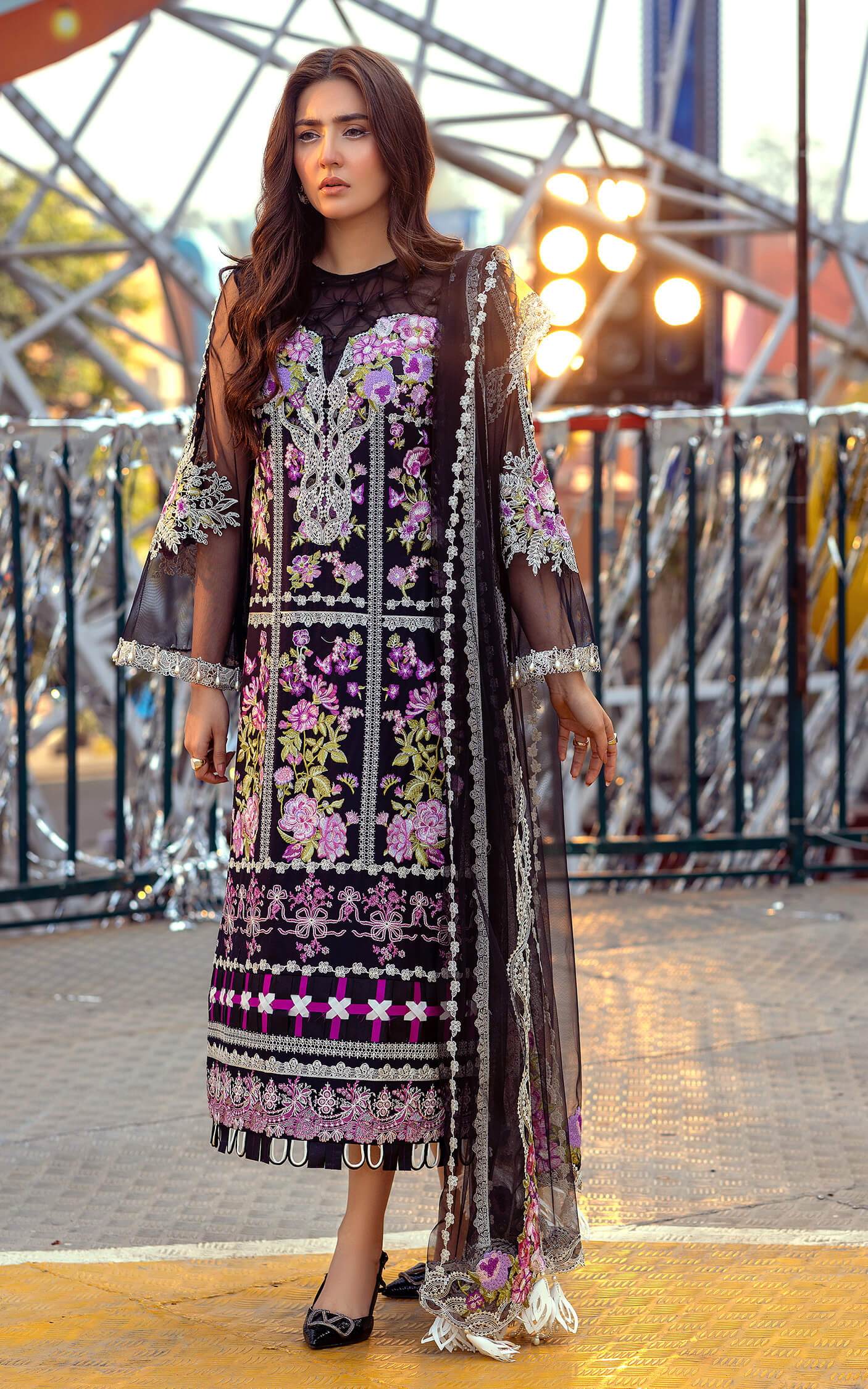 Asifa & Nabeel Lilibet Luxury Lawn | MIA (SL-02) (GZ-183)