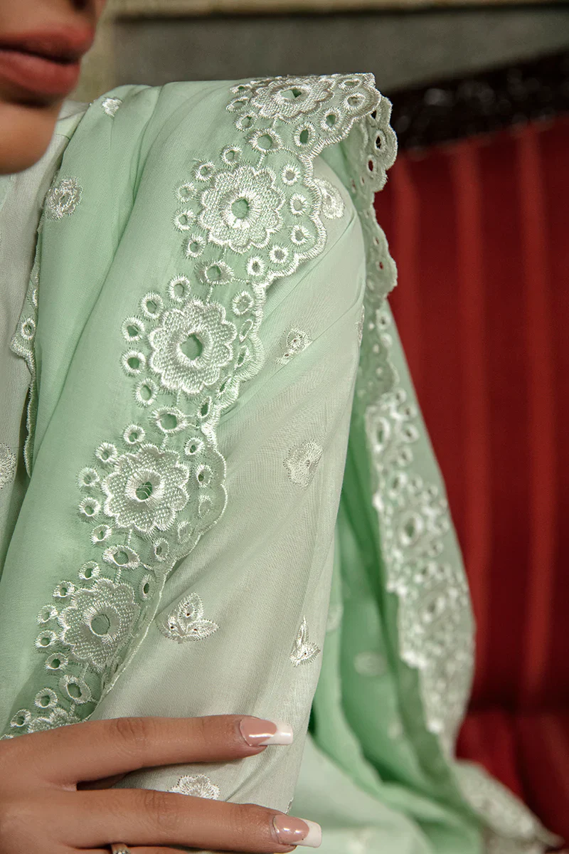 Cross Stitch Festive Chikankari Lawn Collection – MINT VOYAGE (GZ-484) (Copy) - Image 2