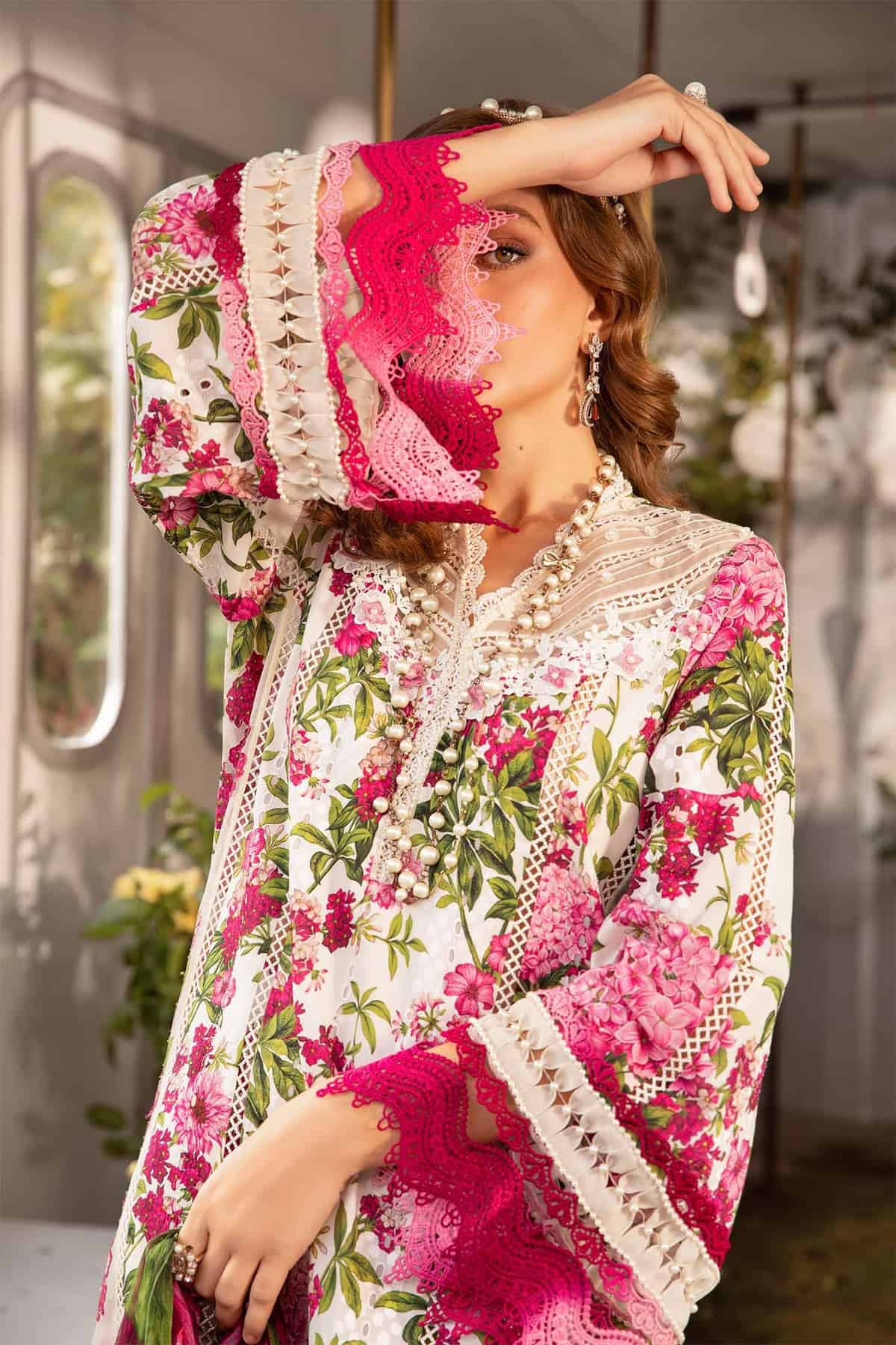 MARIA B M.Prints | Spring Summer Lawn 2024 | 2A - Image 5