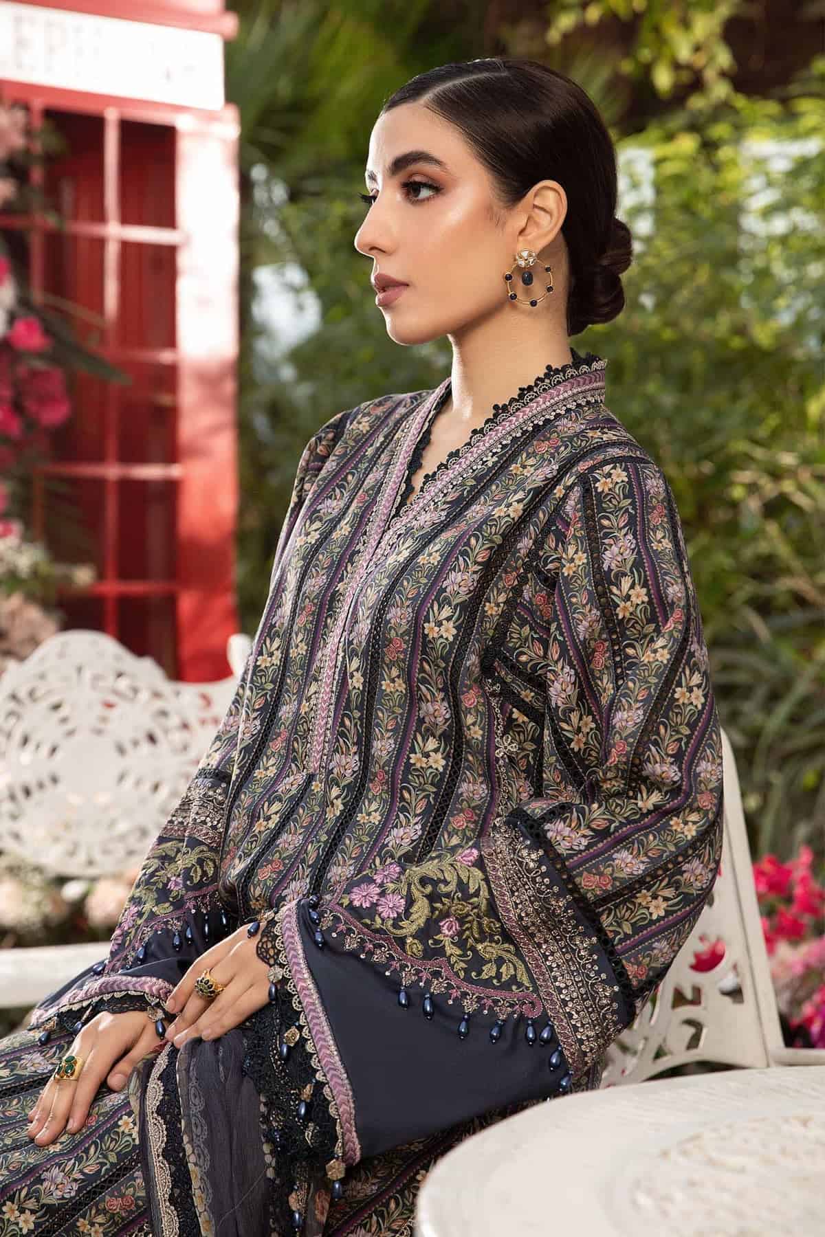 MARIA B M.Prints | Spring Summer Lawn 2024 | 7B - Image 5