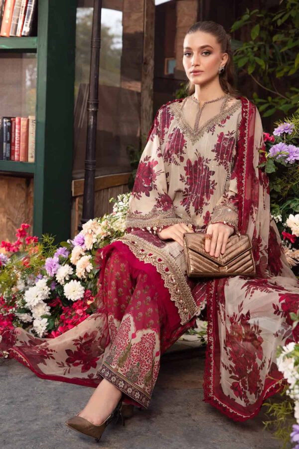 Alternative view of MARIA B M.Prints | Spring Summer Lawn 2024 | 10A (GZ-171)