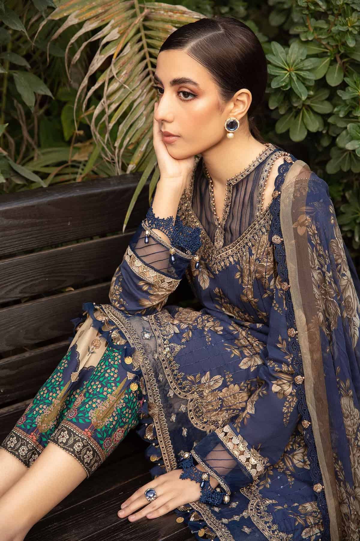 MARIA B M.Prints | Spring Summer Lawn 2024 | 10B - Image 2