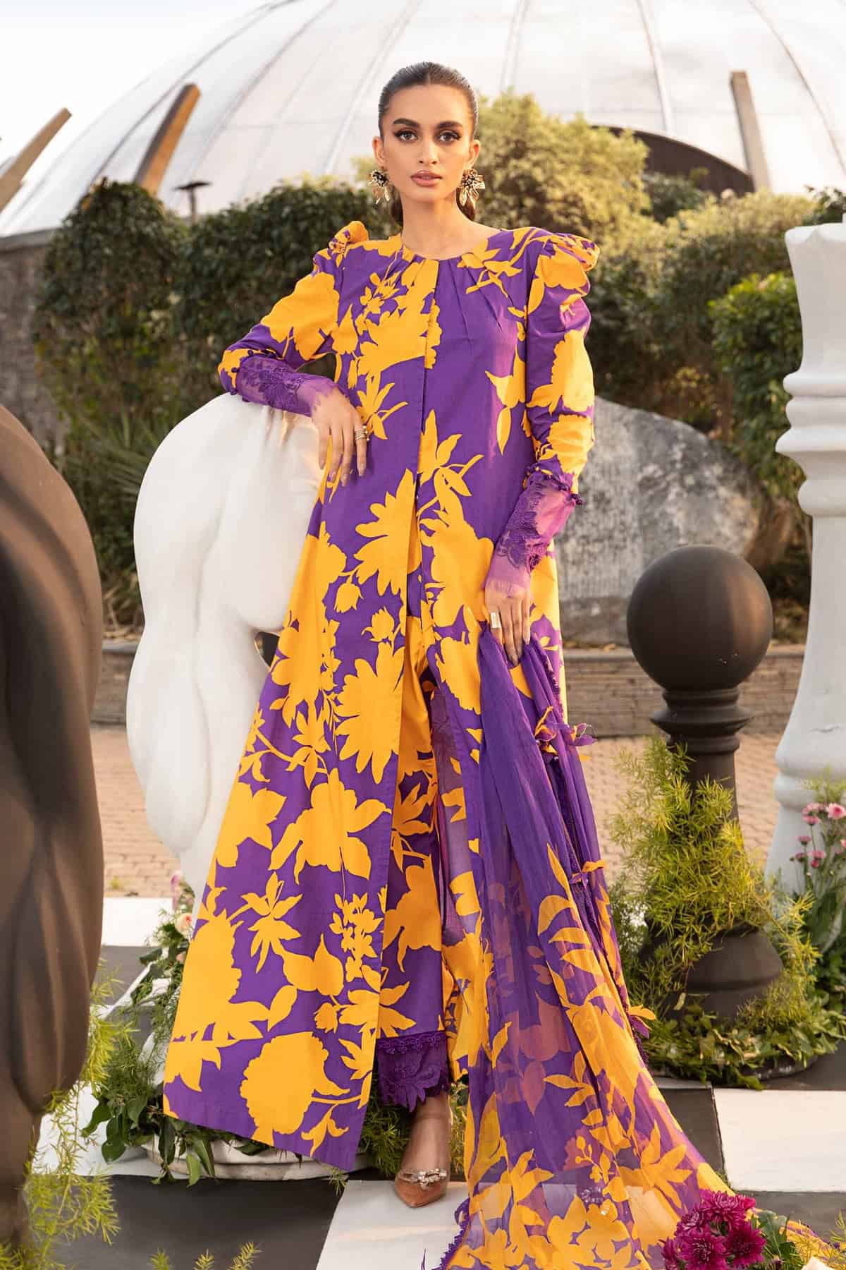 MARIA B M.Prints | Spring Summer Lawn 2024 | 11A - Image 5