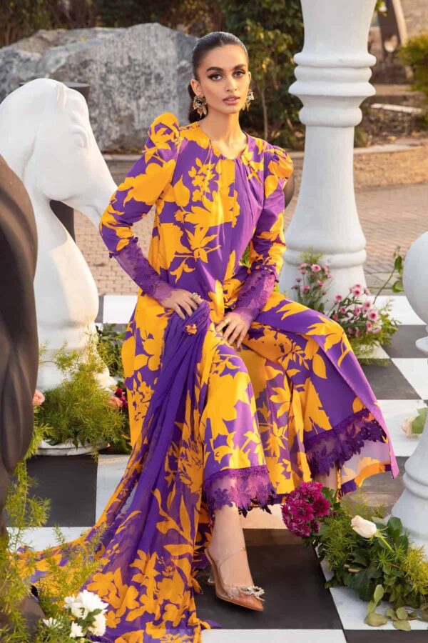 Alternative view of MARIA B M.Prints | Spring Summer Lawn 2024 | 11A