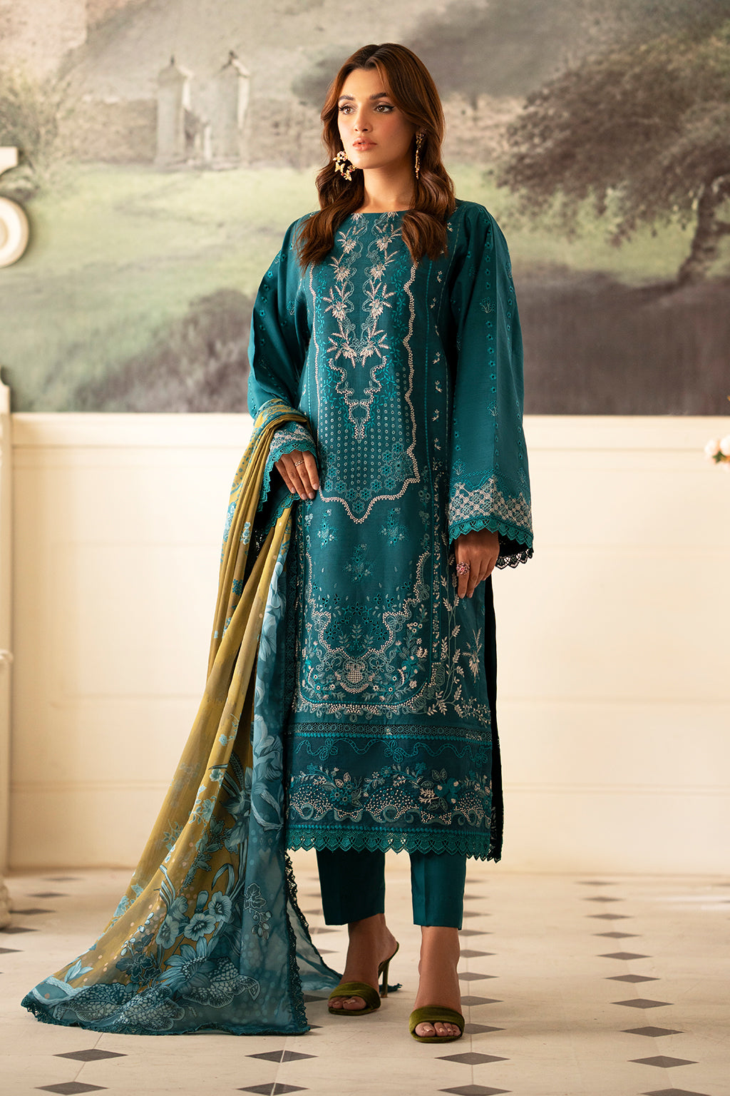 Lumiere Unstitched Festive by Saad Shaikh | D-03 - Image 2