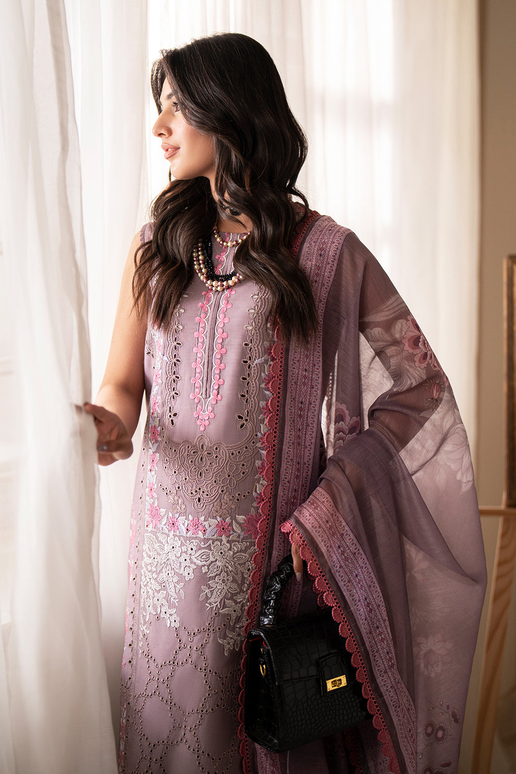 Lumiere Unstitched Festive by Saad Shaikh | D-01 - Image 3