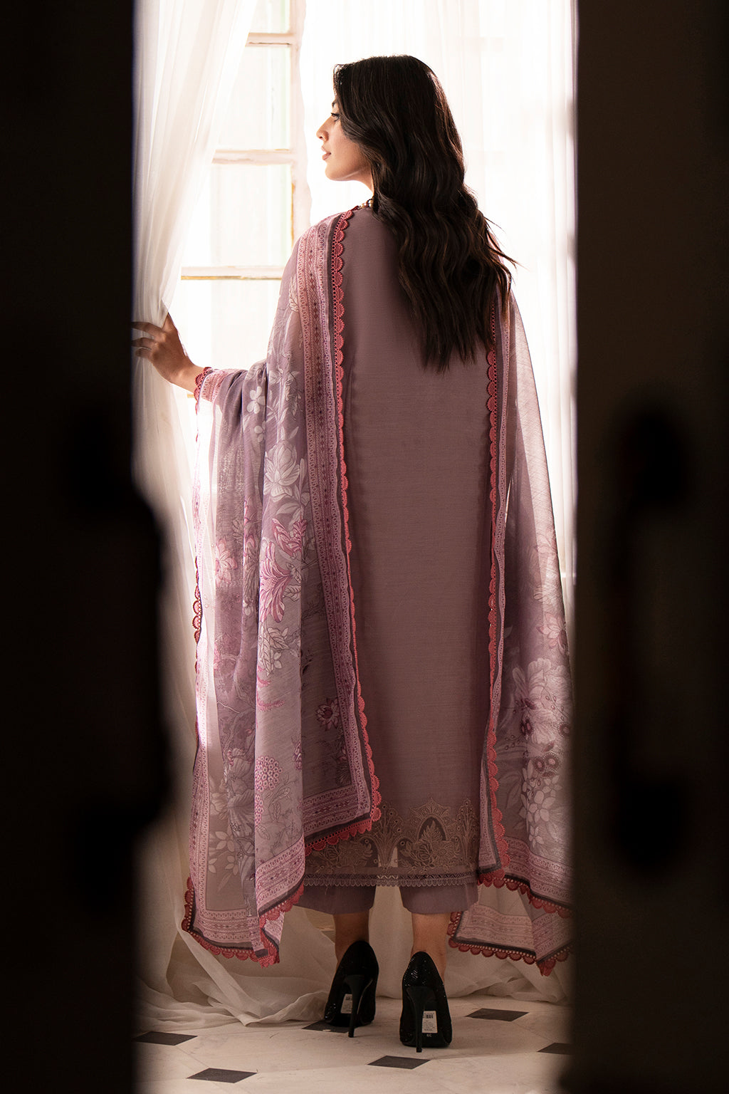 Lumiere Unstitched Festive by Saad Shaikh | D-01 - Image 2