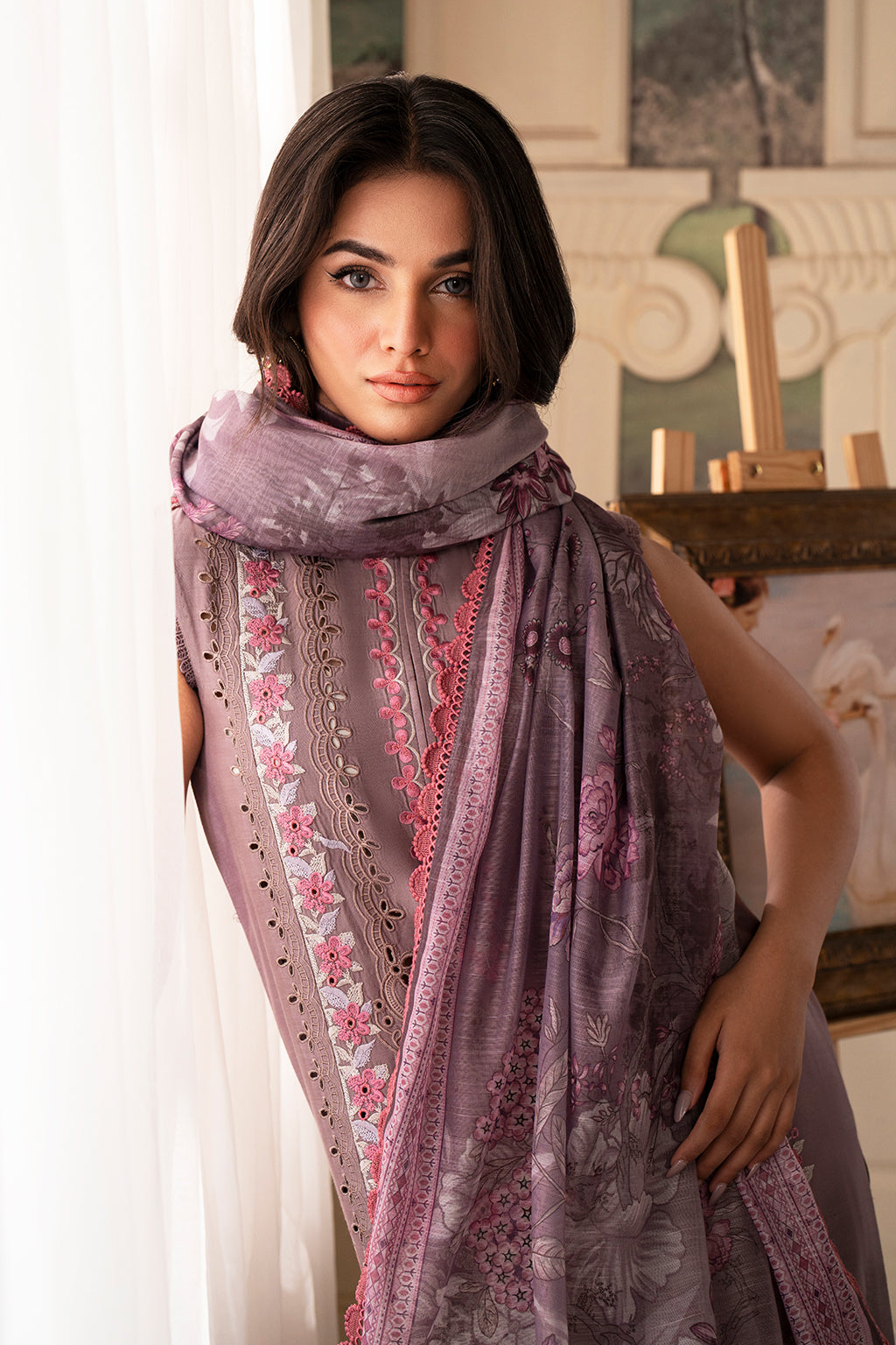 Lumiere Unstitched Festive by Saad Shaikh | D-01 - Image 4