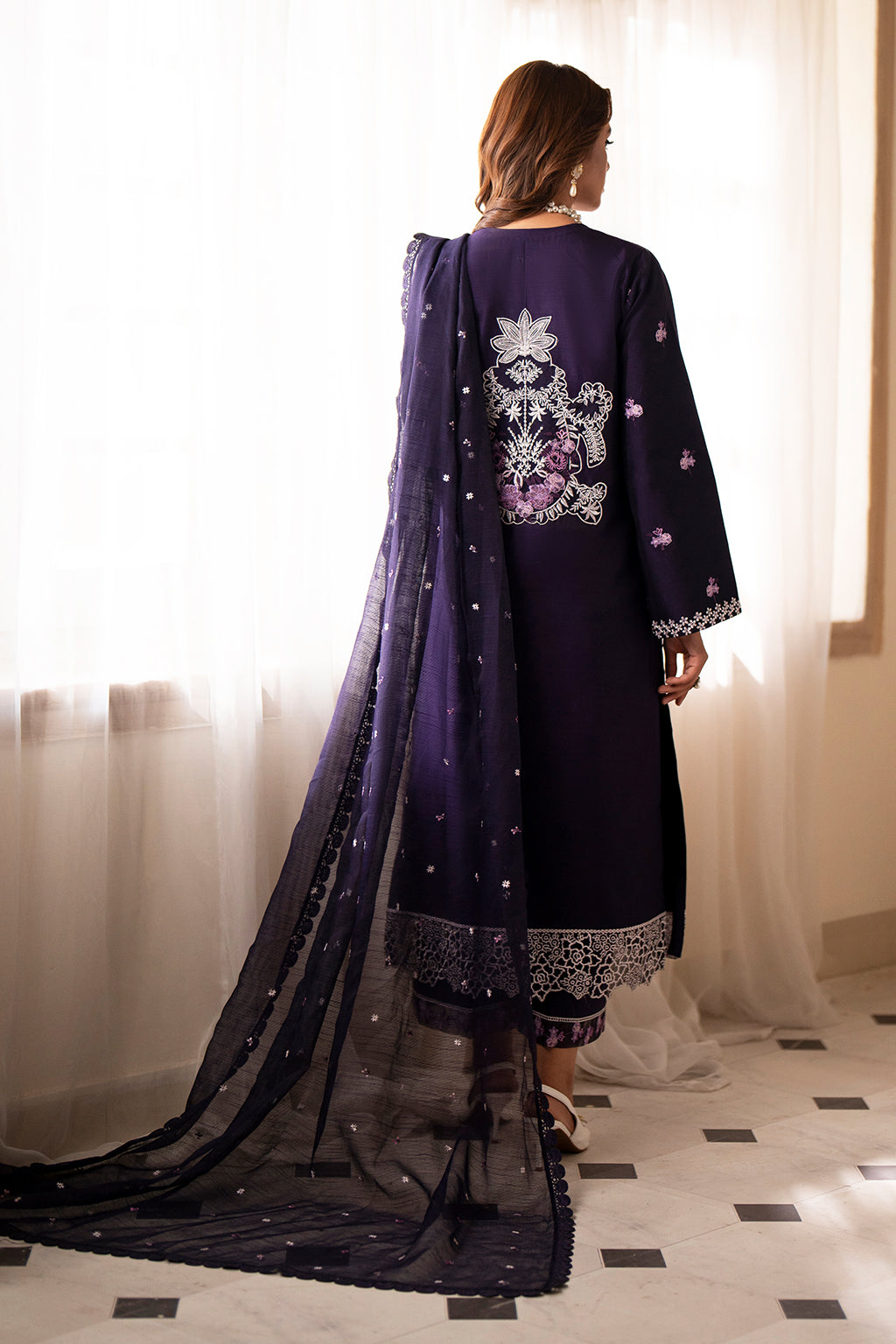 Lumiere Unstitched Festive by Saad Shaikh | D-09 - Image 2