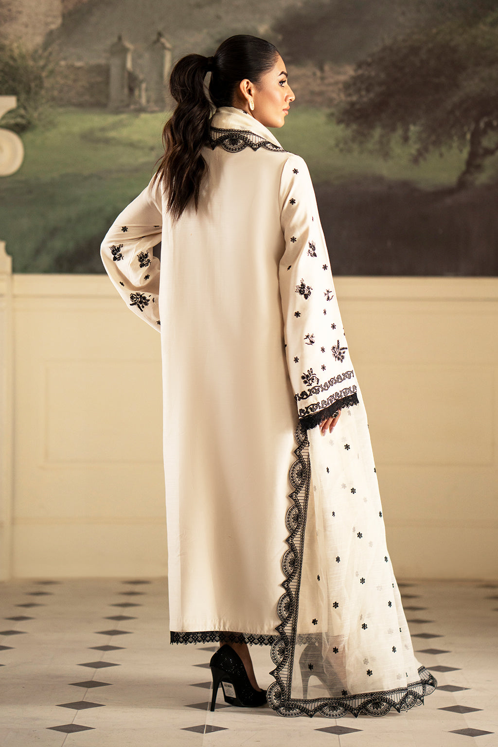 Lumiere Unstitched Festive by Saad Shaikh | D-05 - Image 2