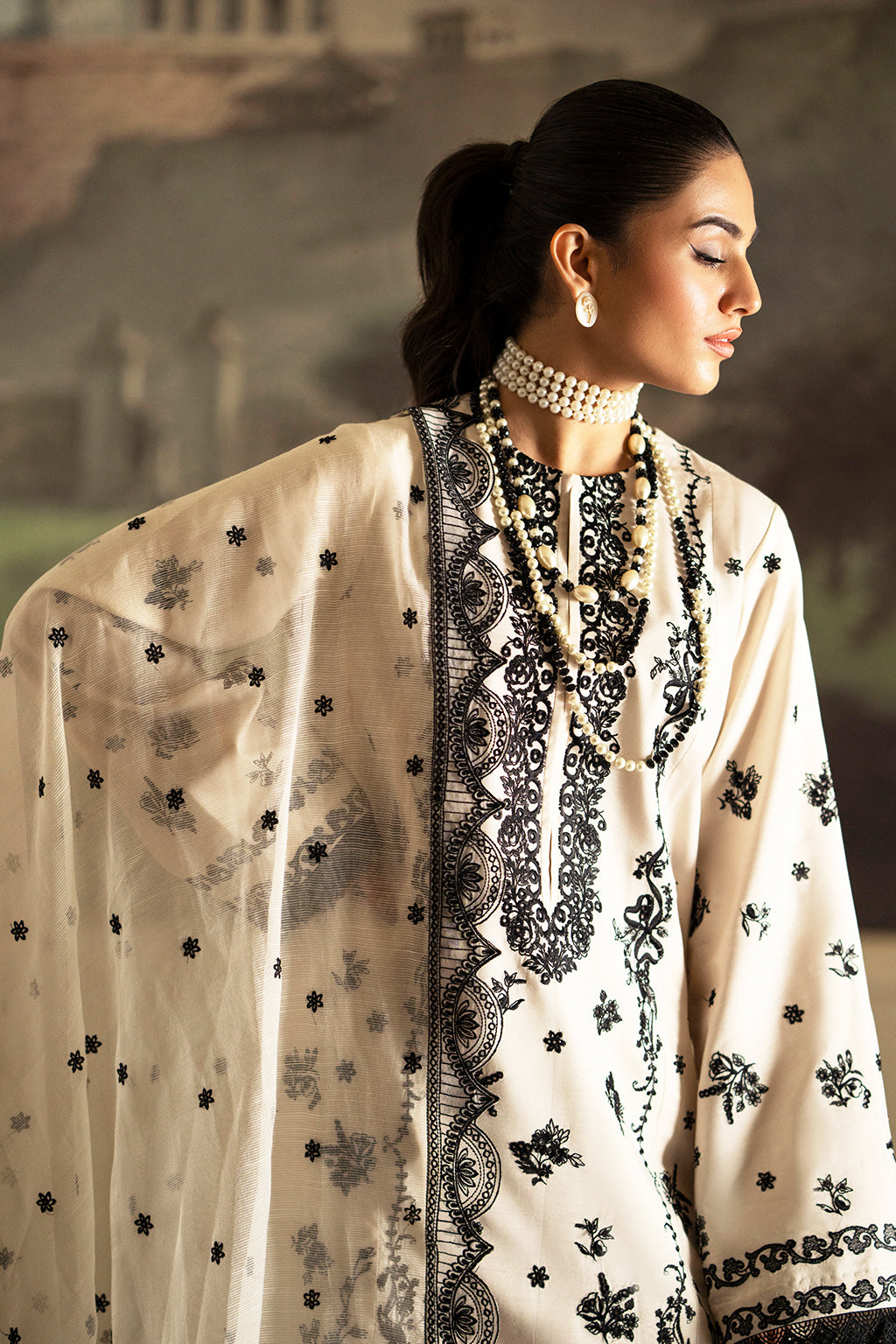 Lumiere Unstitched Festive by Saad Shaikh | D-05 - Image 3