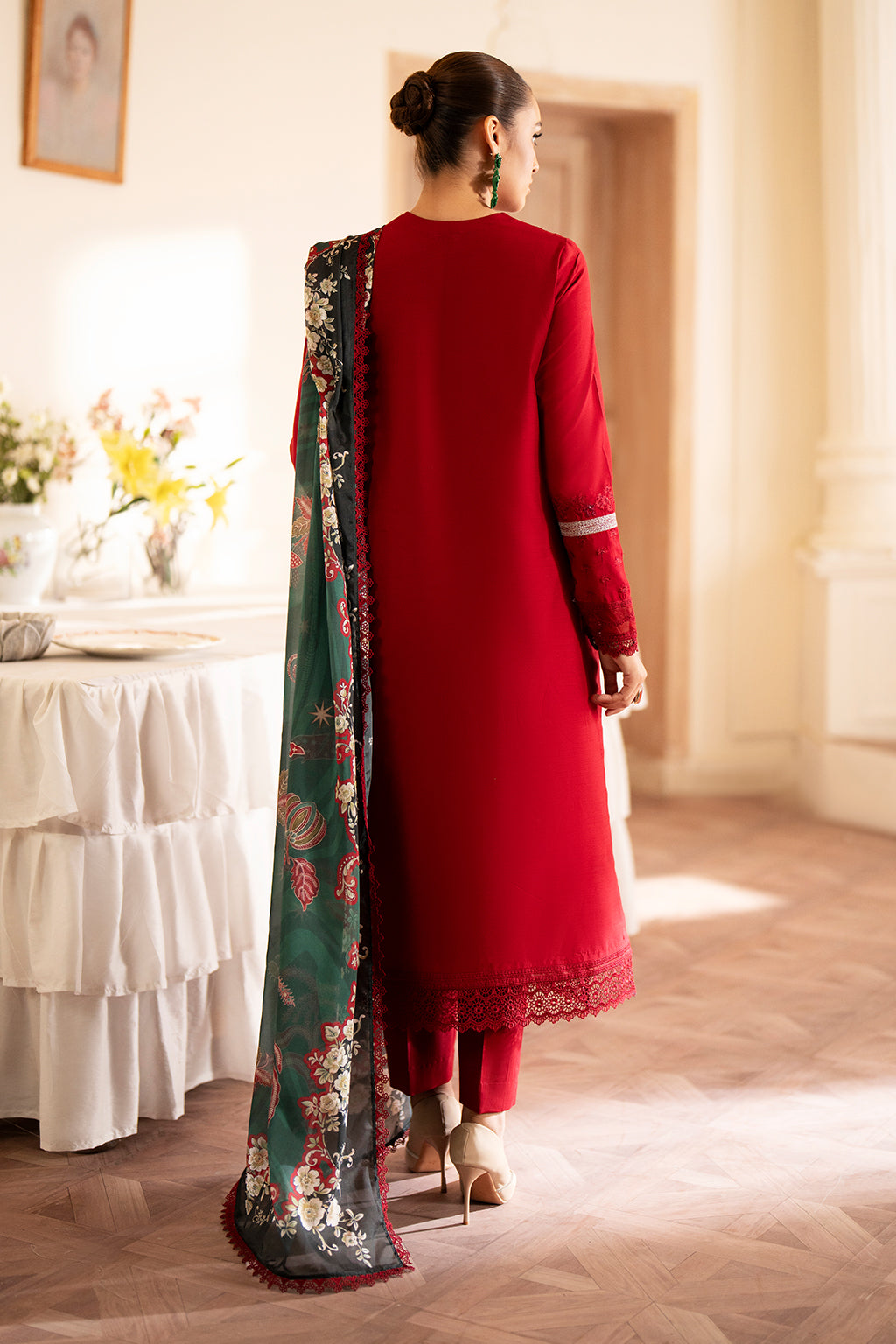 Lumiere Unstitched Festive by Saad Shaikh | D-07 - Image 2