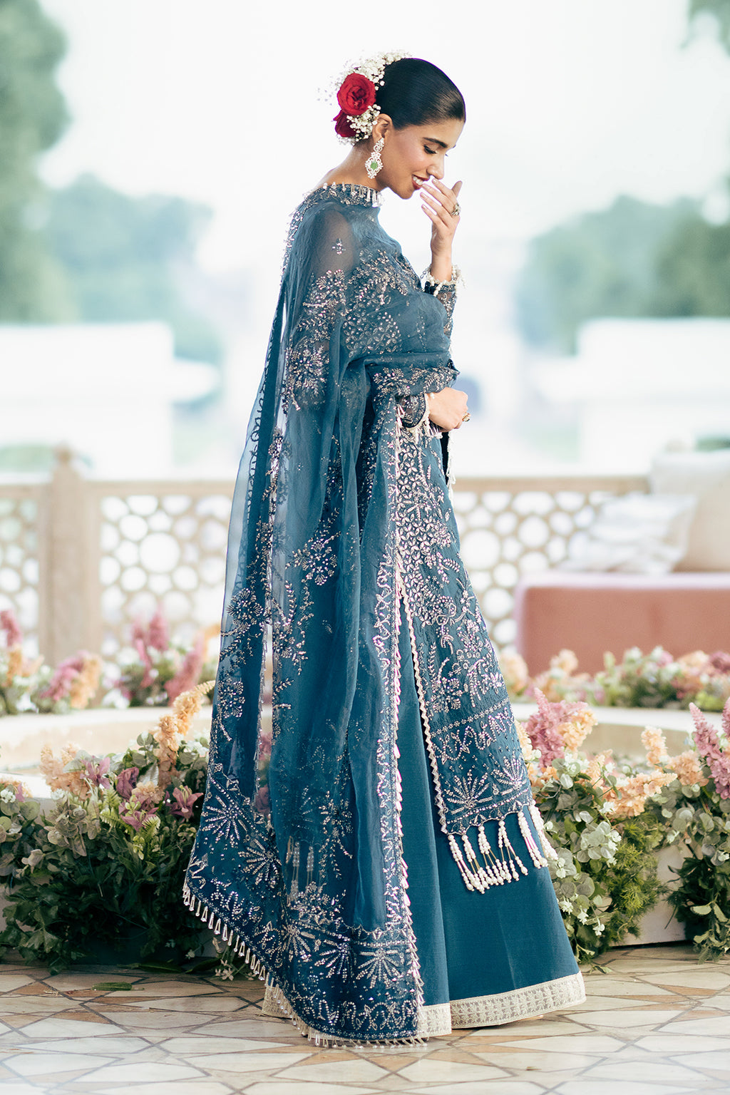 Silsila Unstitched Festive by Saad Shaikh | Evara - Image 2