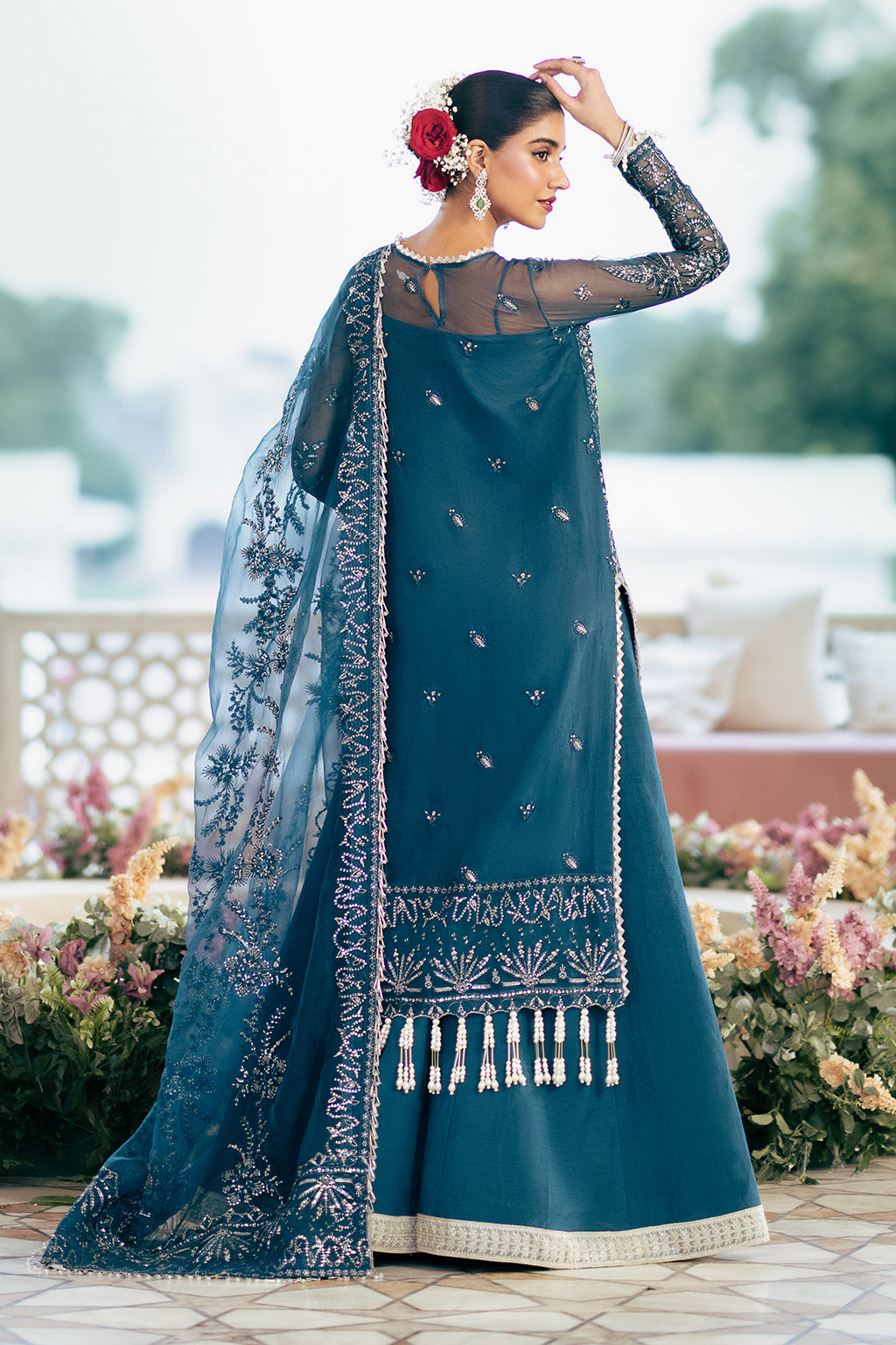 Silsila Unstitched Festive by Saad Shaikh | Evara - Image 3