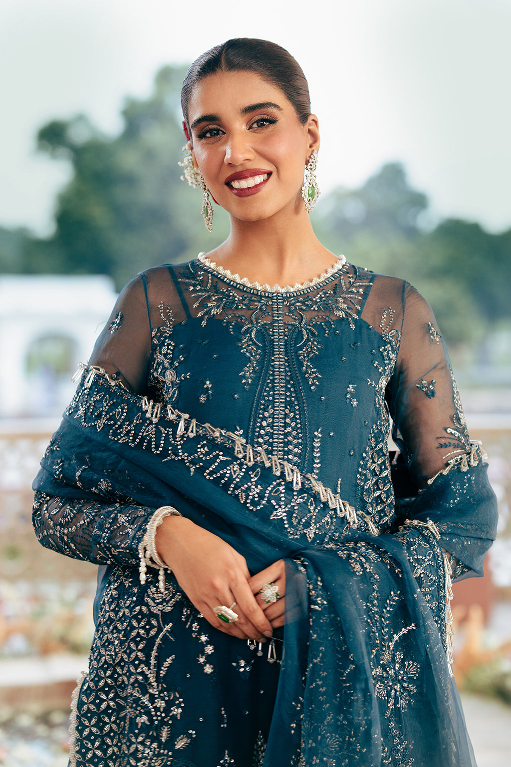 Silsila Unstitched Festive by Saad Shaikh | Evara - Image 5