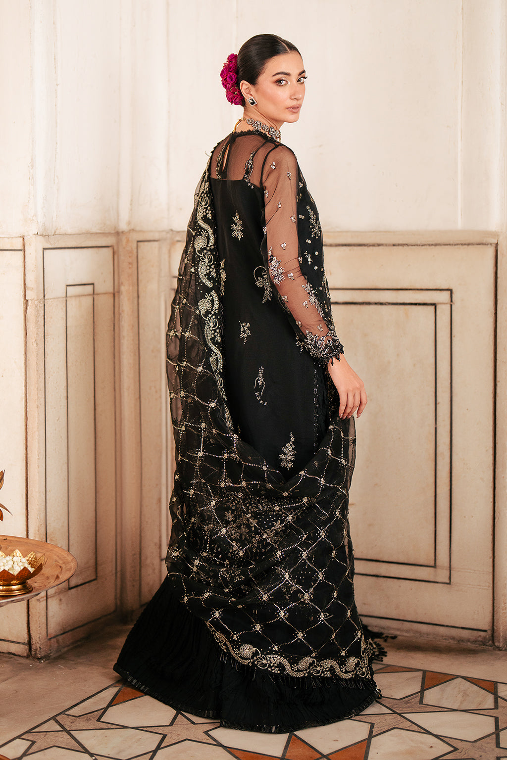 Silsila Unstitched Festive by Saad Shaikh | Amaya - Image 2