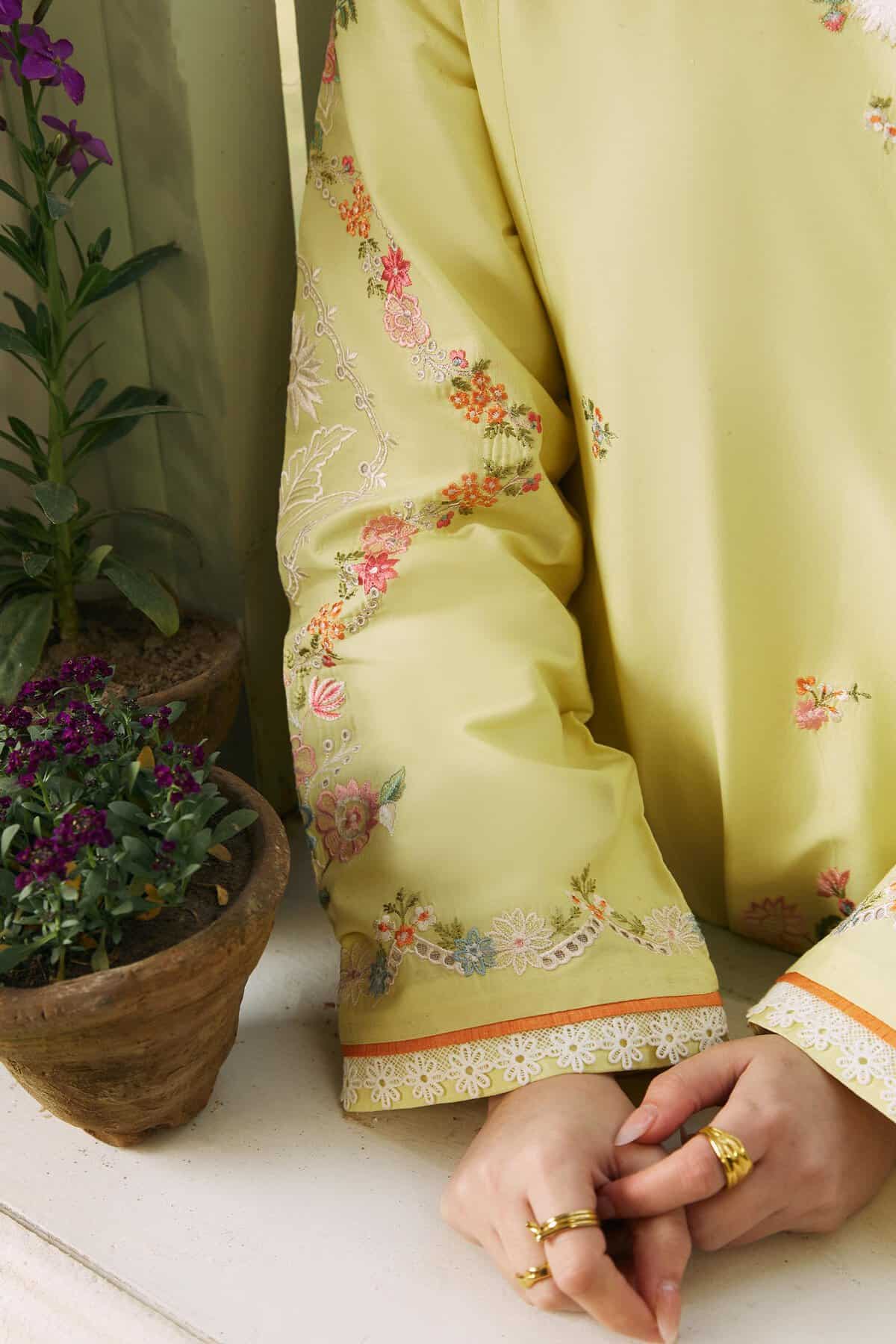 Coco Lawn by Zara Shahjahan 2024 | MAHAY - 4B - Image 7