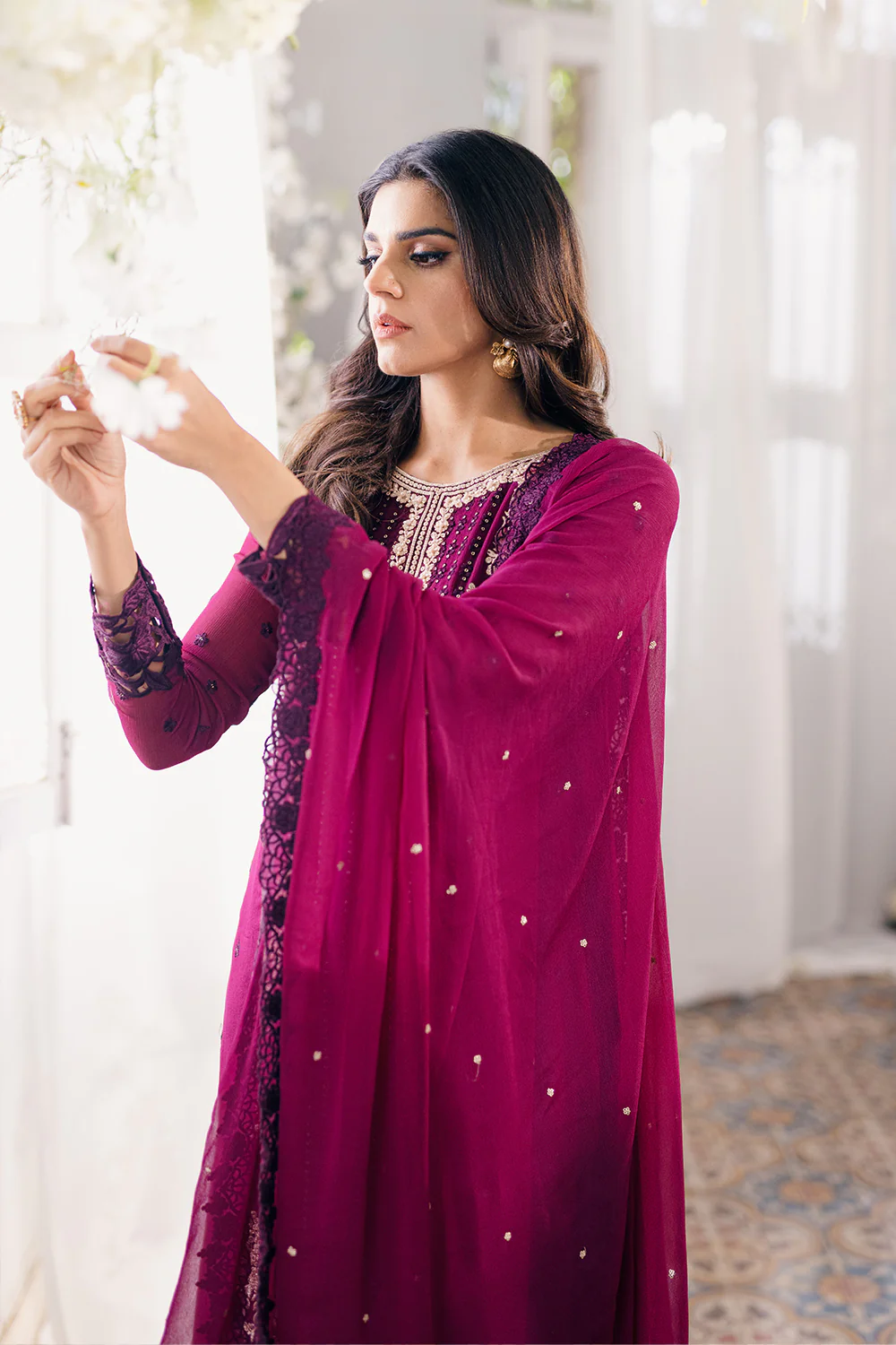 Azure Party Wear Collection 2024 | Merlot Muse - Image 6