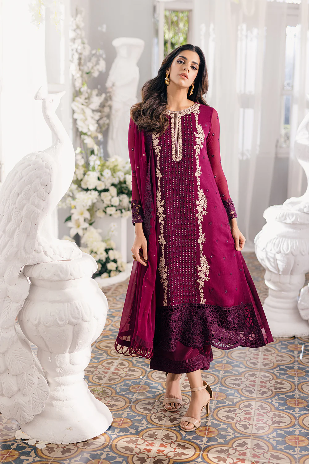 Azure Party Wear Collection 2024 | Merlot Muse - Image 3