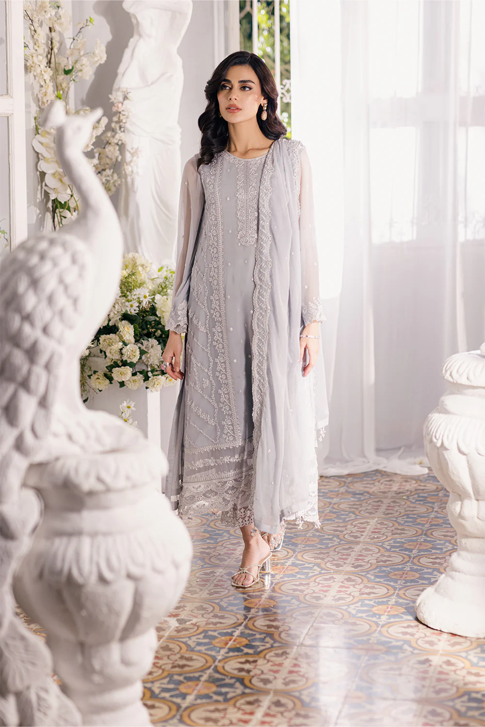 Azure Party Wear Collection 2024 | Moon Storm - Image 2