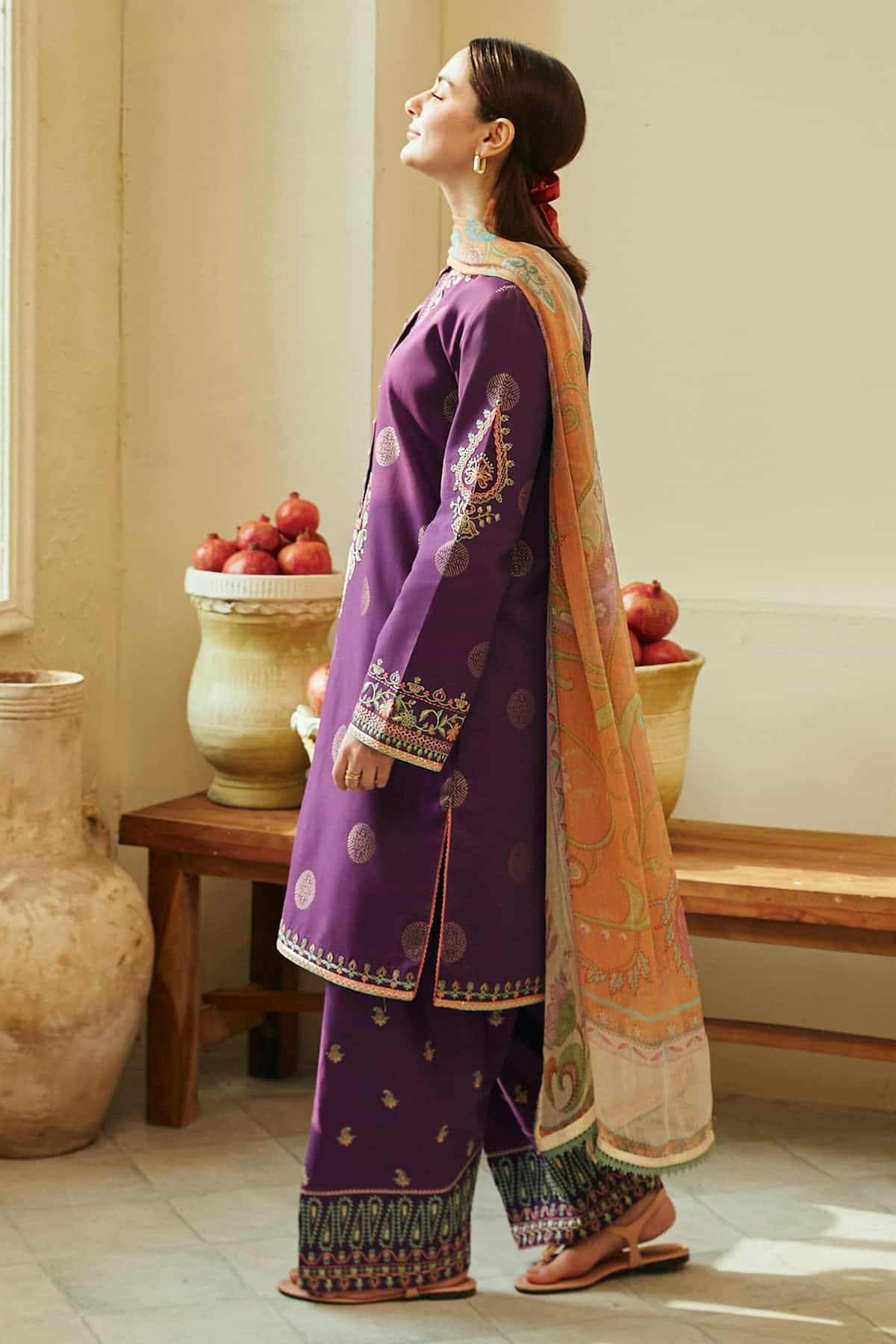 Coco Lawn by Zara Shahjahan 2024 | MORNI - 9A - Image 6
