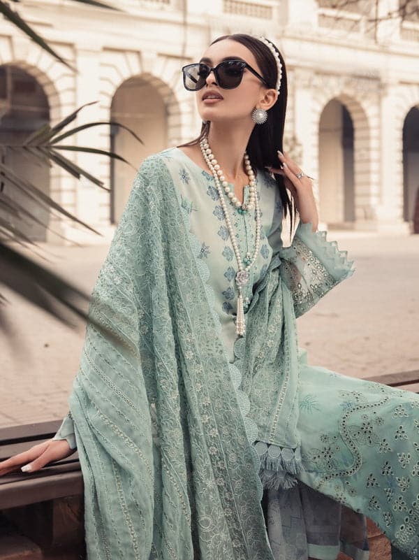 Nureh Maya Swiss Lawn 2024 | NS-118 - Image 3